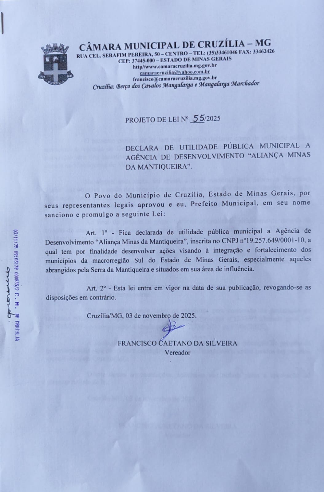 Francisco Novembro 2025 - 2