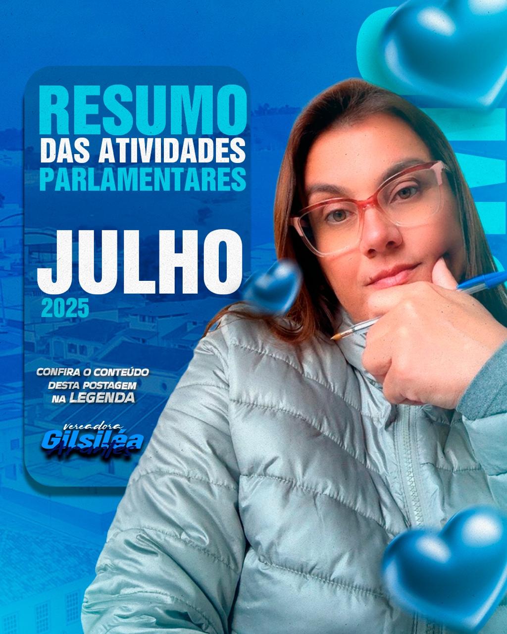 Gilsilea julho 2025