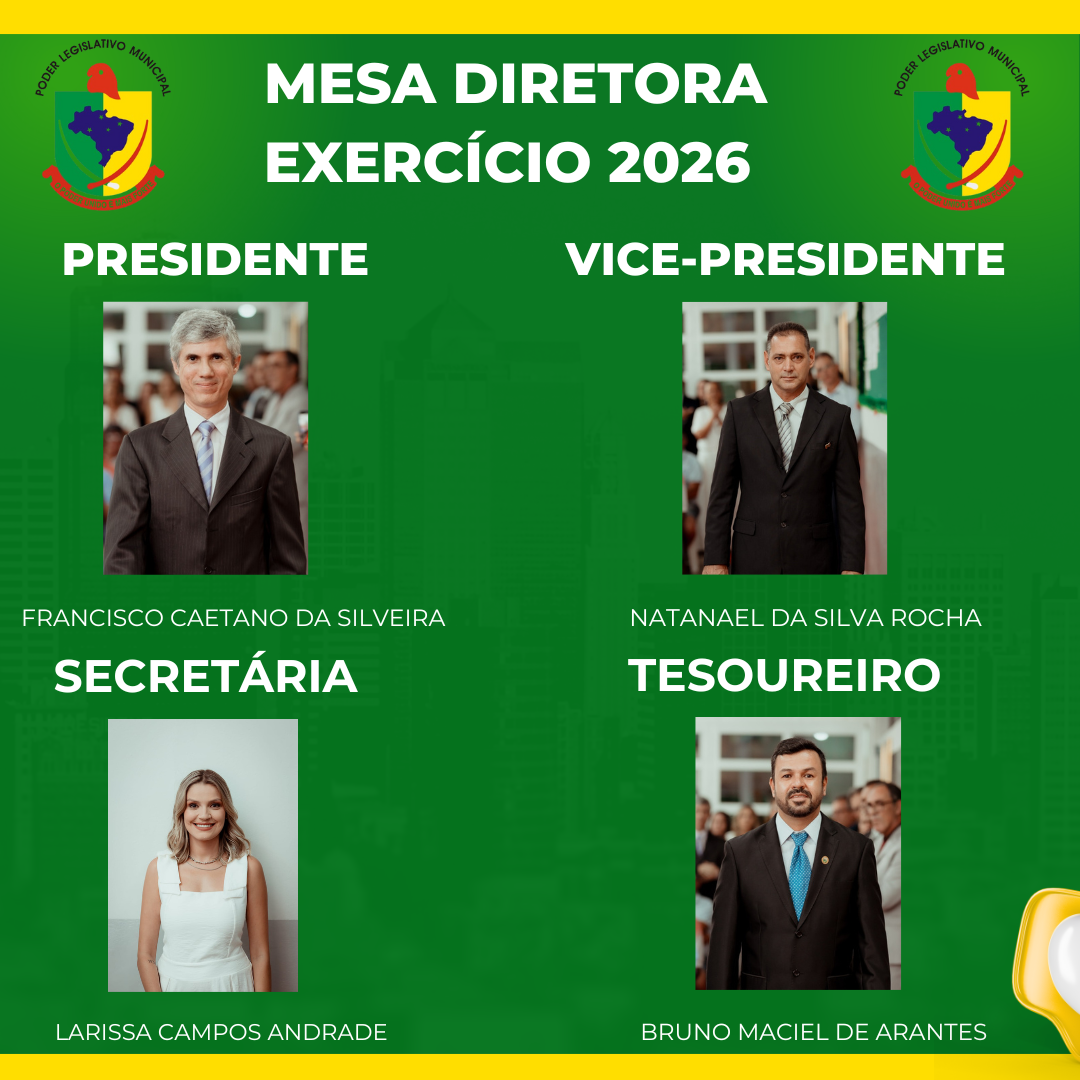 mesa diretora 2026