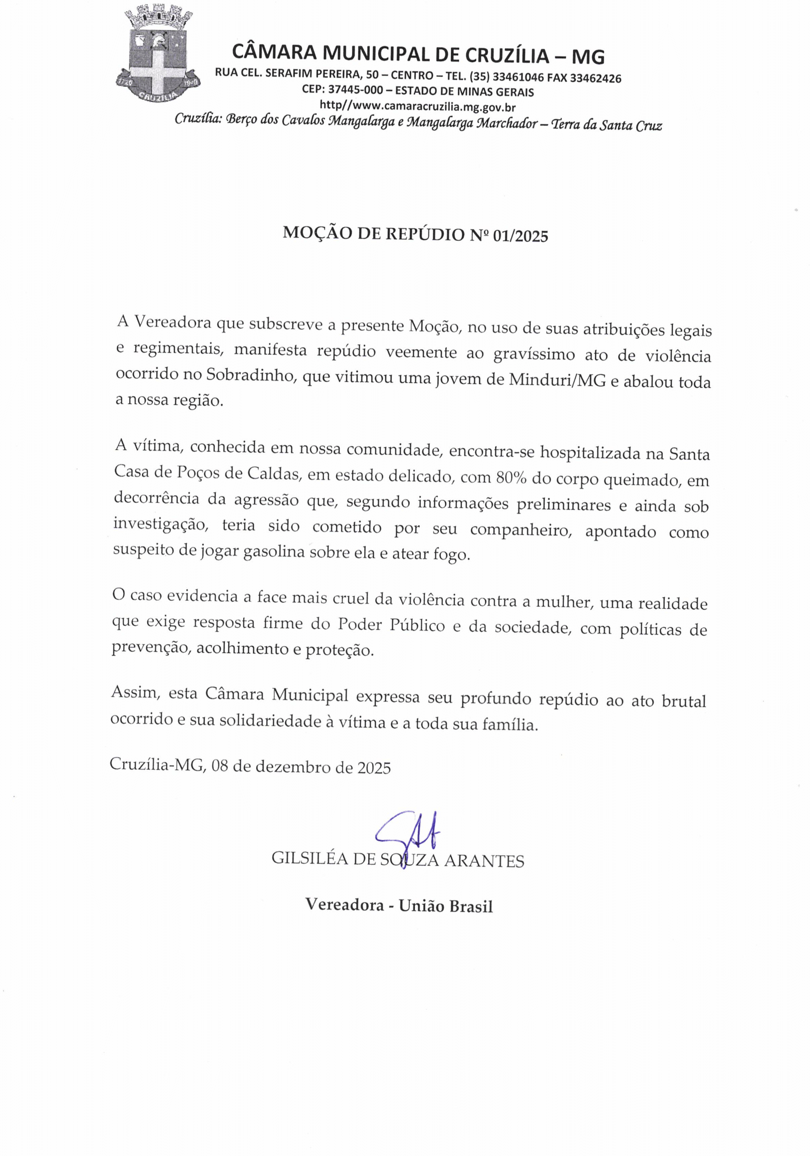 moção de repúdio 08-12-2025